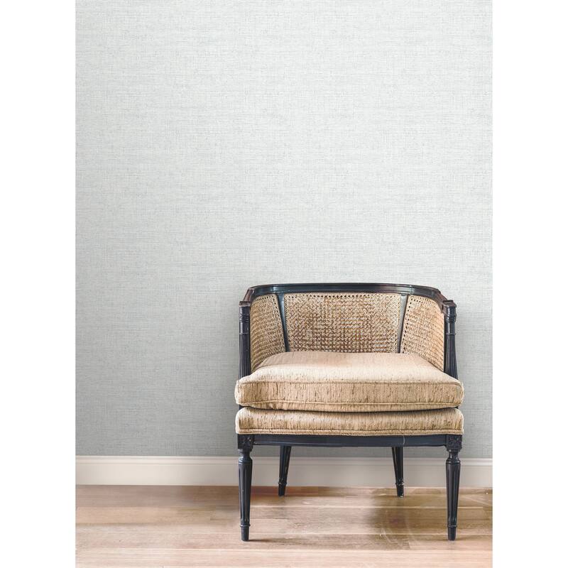 Inspired by Color Papyrus Weave Blue Wallpaper