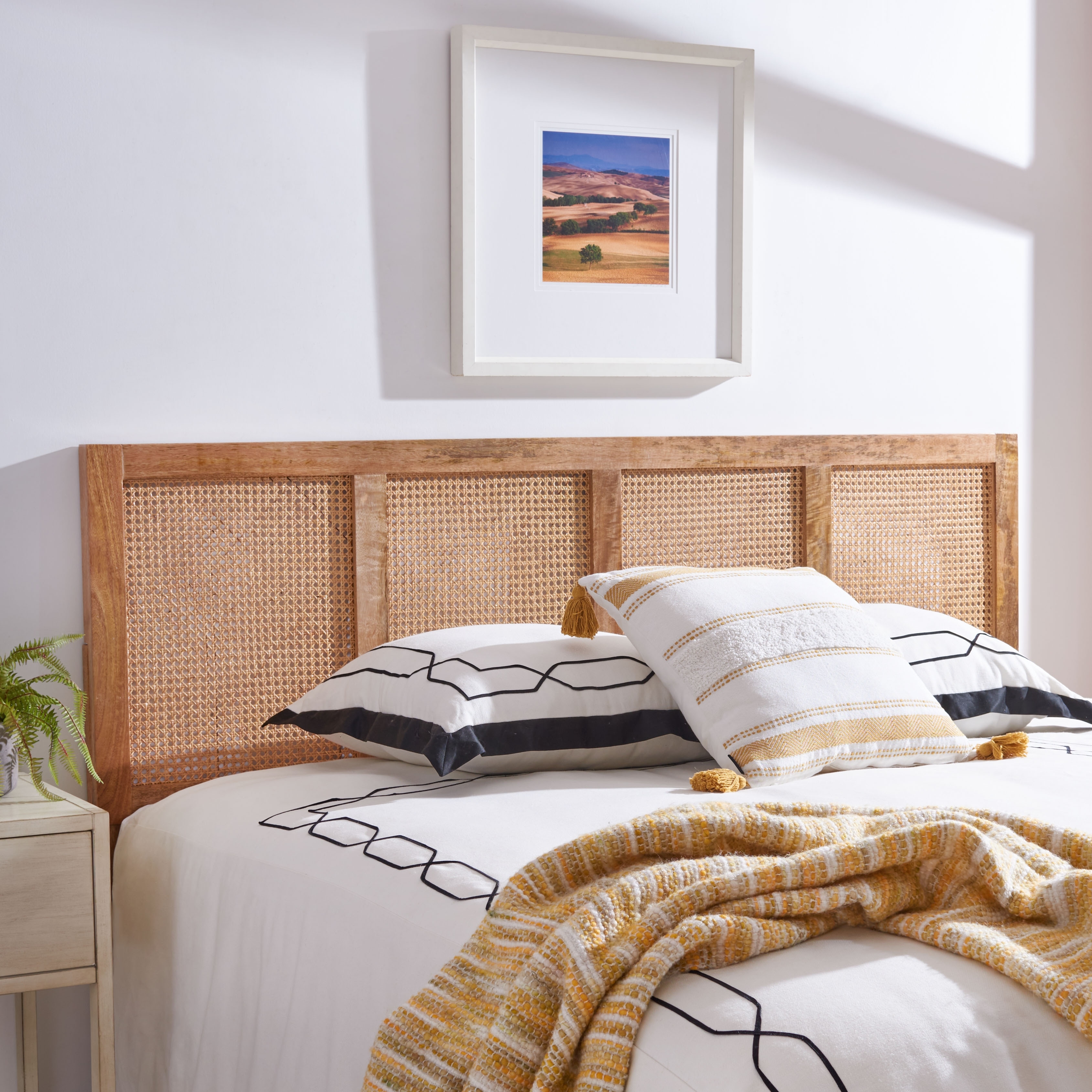 SAFAVIEH Vienna Cane Headboard
