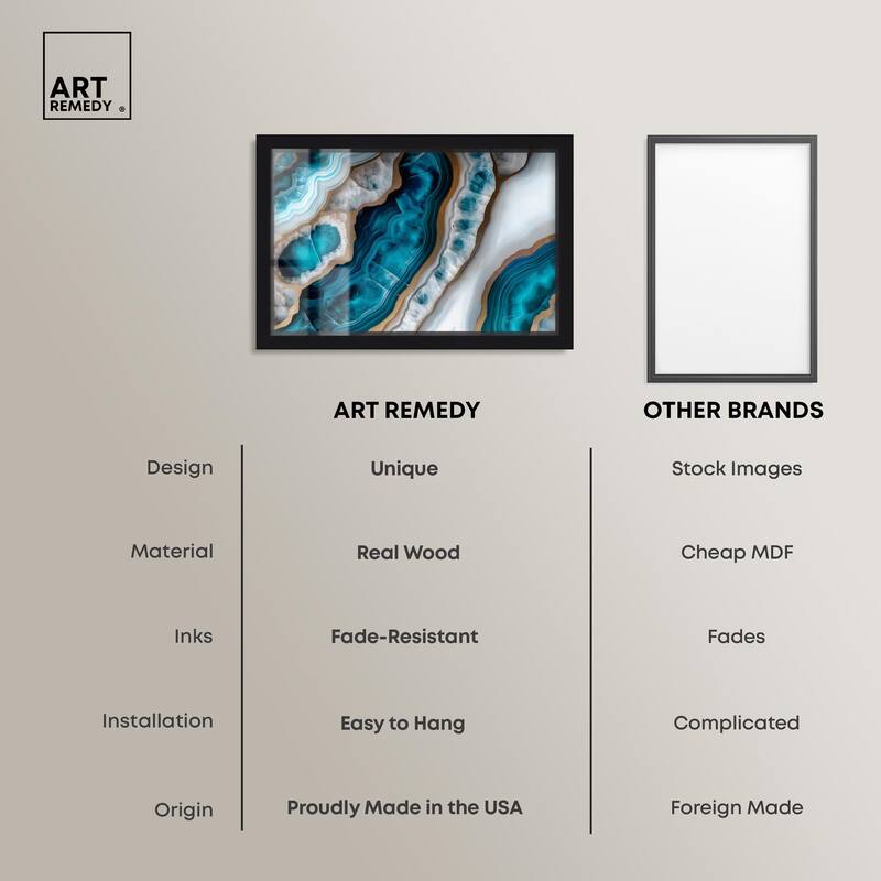 Opaline Undulation Shadowbox by Art Remedy