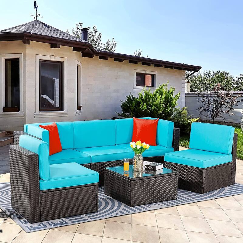 Futzca 6 Piece Small Patio Furniture Sets