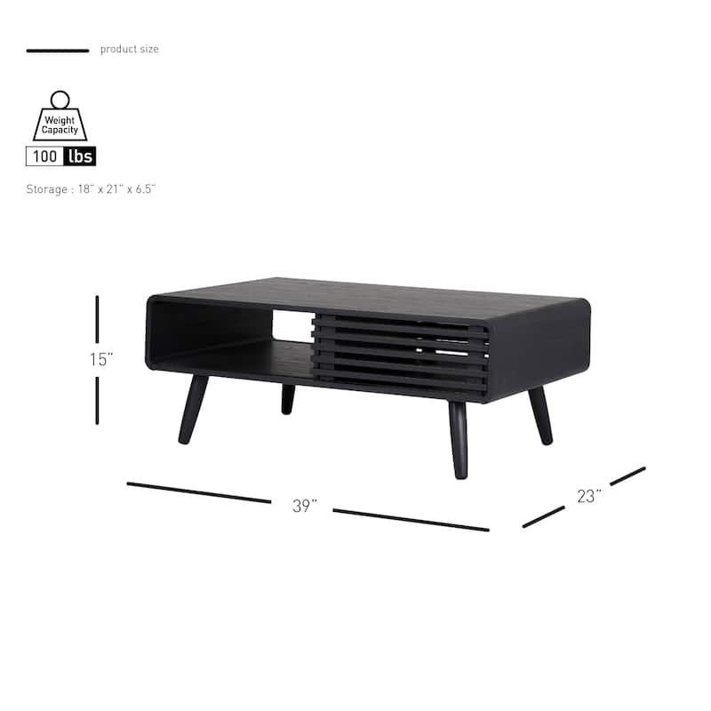 NPD Furniture Wilson Slat Coffee Table