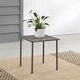 preview thumbnail 1 of 5, Cali Bay Outdoor Metal Side Table - 19.75"x19.75"x19.75" 19.75"x19.75"x19.75" - Light Brown