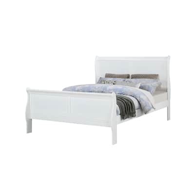 Lillie White Sleigh Bed