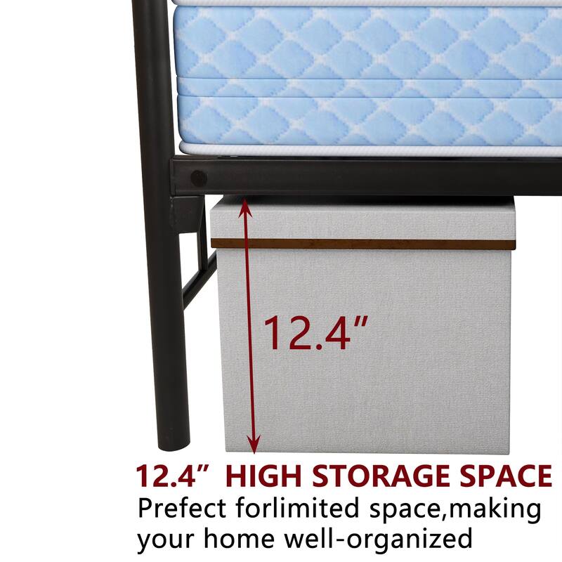 Bed Frame with Headboard and Footboard
