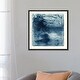 preview thumbnail 12 of 16, iCanvas "Indigo Square" by Lesia Binkin Framed