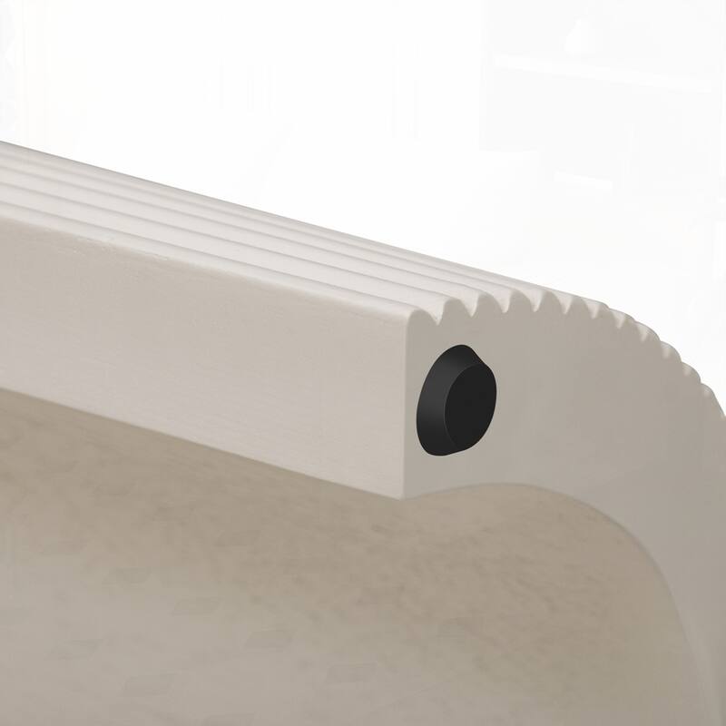 Oval Top Console Table with Storage