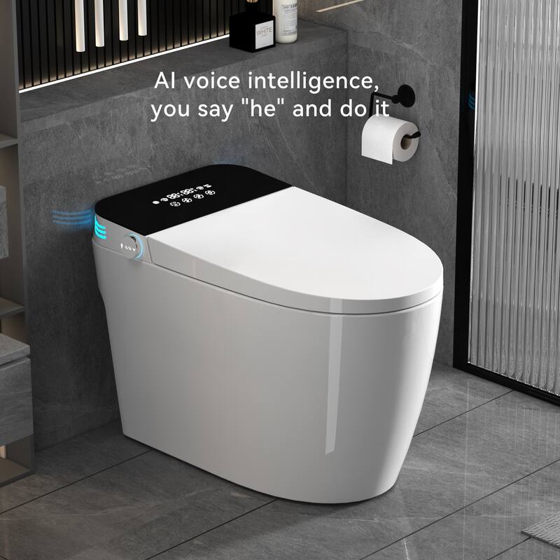All-in-One Smart Toilet with Heated Bidet Seat