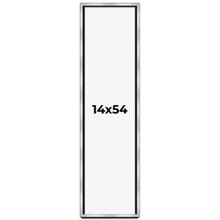 14x54 Inch Box 14x54 Shadow Box Frame Silver | 1.375 Inches Deep Real Wood - Bed Bath ...