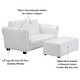 preview thumbnail 6 of 9, Costway White Kids Sofa Armrest Chair Couch Lounge Children Birthday