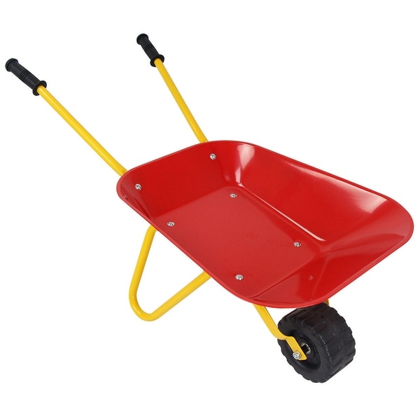child size metal wheelbarrow
