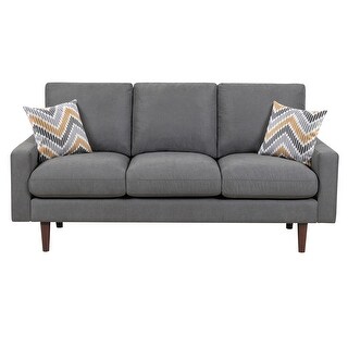 Woven Fabric Sofa Couch with USB Charging Ports - Bed Bath & Beyond ...
