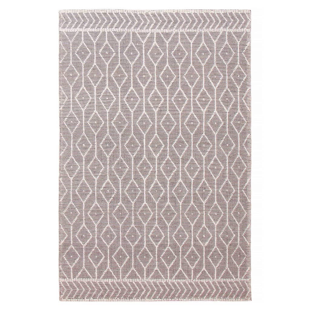 ECARPETGALLERY Braid weave Sienna Grey Wool Rug - 6'1 x 9'1