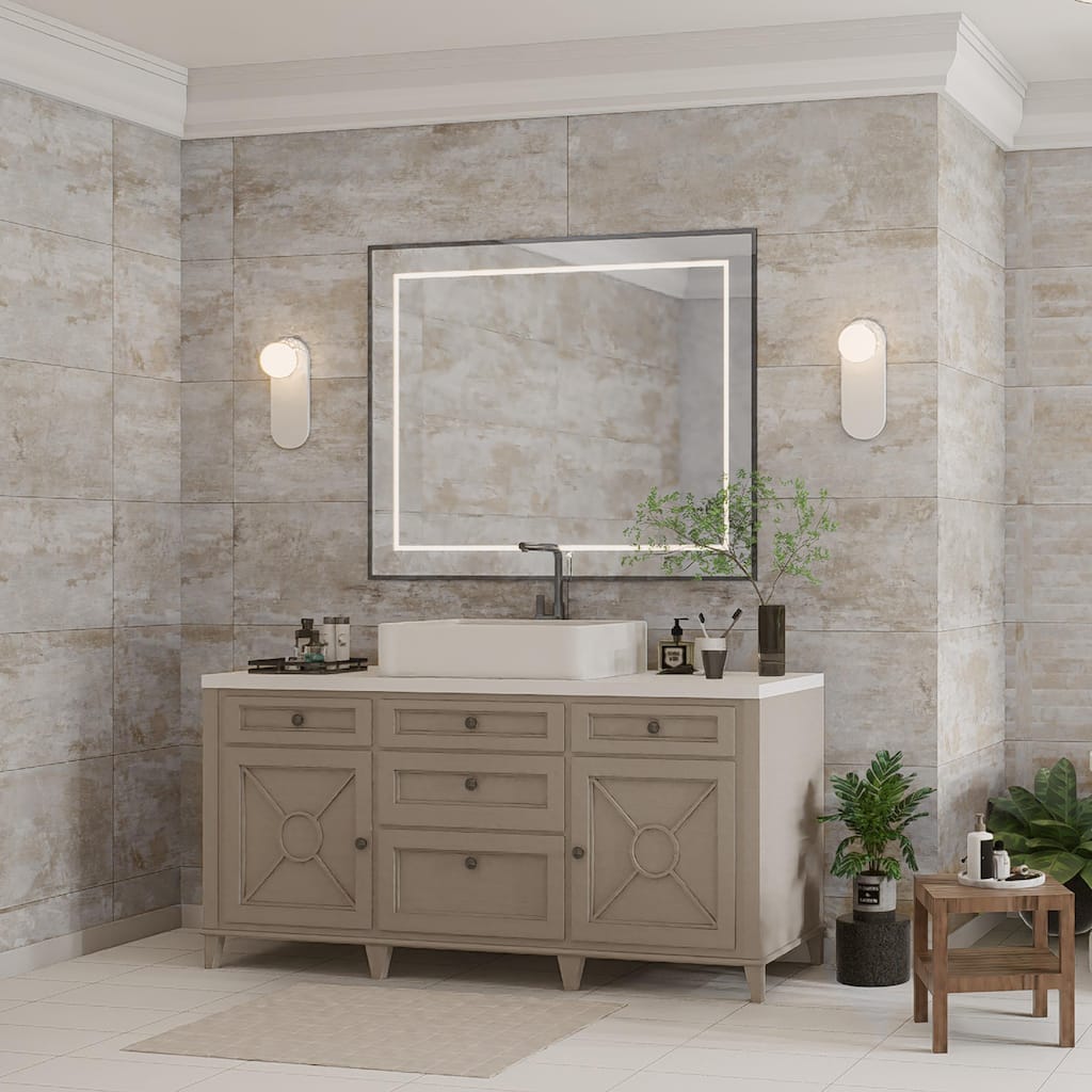 Merola Tile Habanera Beige 11-7/8" x 35-1/2" Ceramic Wall Tile