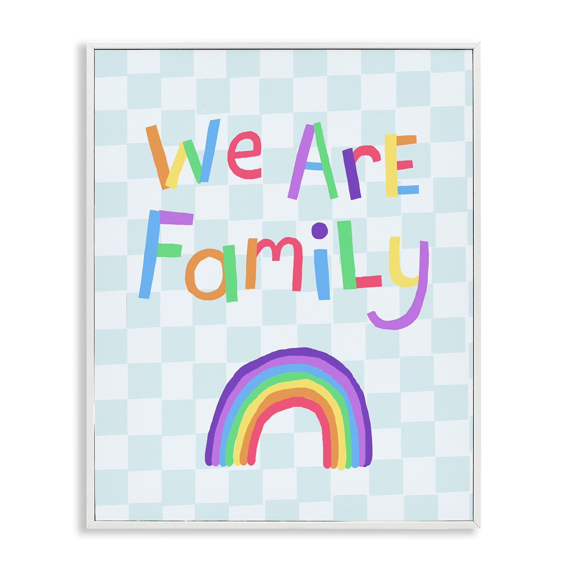 Stupell Geometric We Are Family Framed Giclee Art Design By Carla Daly