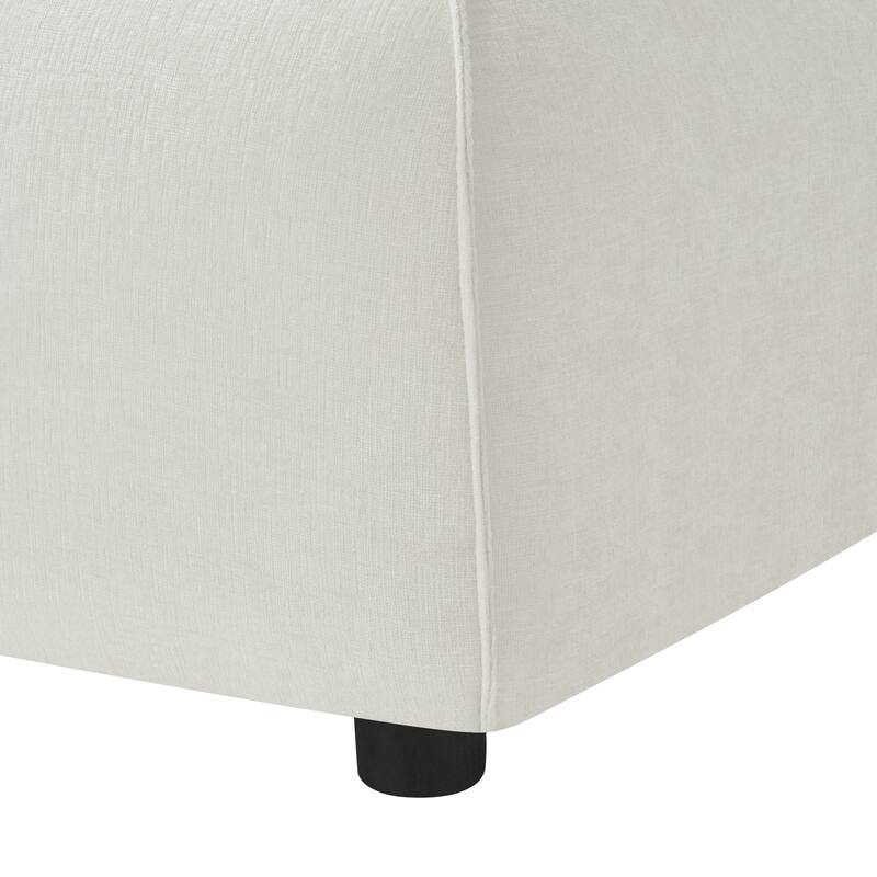 Christopher Knight Home - Marcella Modern Plush Upholstered Accent Chair with Curved Padded Back and Non-slip Feet