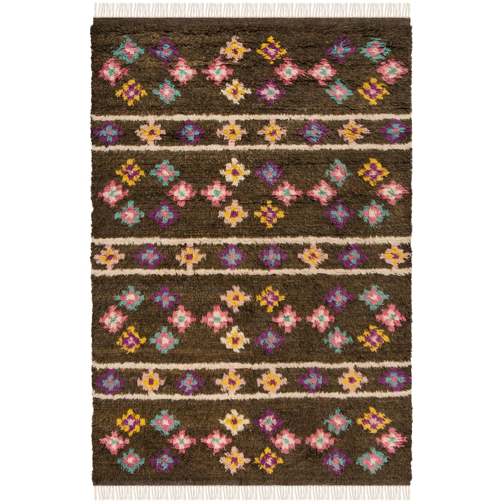 SAFAVIEH Hand-knotted Kenya Ivan Southwestern Tribal Wool Rug