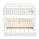 preview thumbnail 16 of 54, Full Over Full Bunk Bed with Trundle, Convertible to 2 Full Size Platform Bed