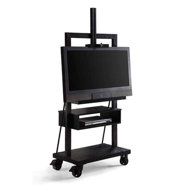 Posh Pollen Cullen Black 3-Tier Entertainment TV Media Stand. Opens flyout.