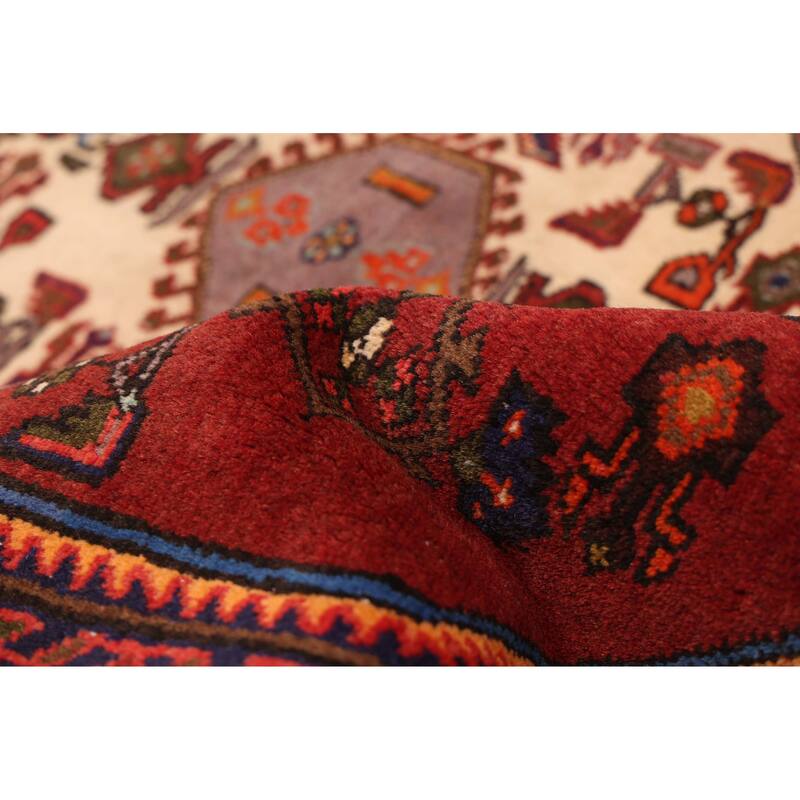 ECARPETGALLERY Hand-knotted Anadol Dark Red Wool Rug - 3'3 x 4'8