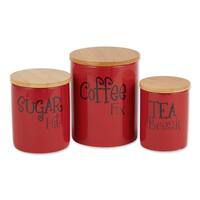 Buy Red Kitchen Canisters Online at Overstock | Our Best ...