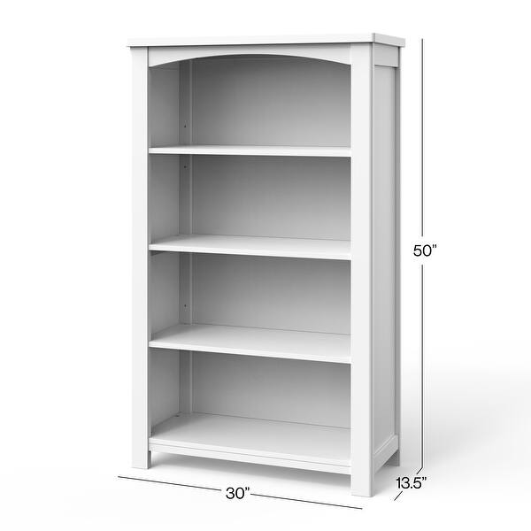 dimension image slide 2 of 4, Harmony 50" Bookcase with 4 shelves - by Forever Eclectic