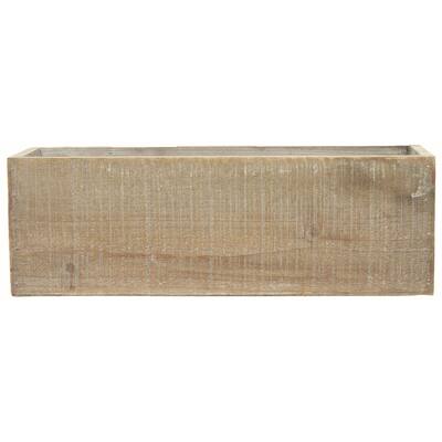 Brown Washed Wooden Crate