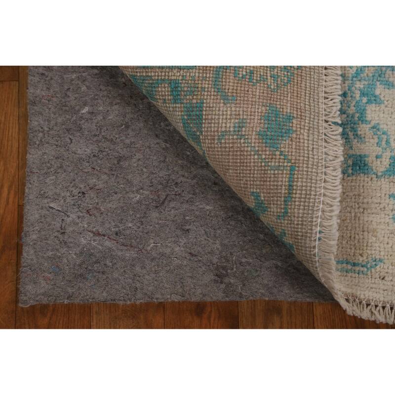 Vegetable Dye Oriental Oushak Turkish Rug Hand-knotted Wool Carpet - 2'0" x 3'10"