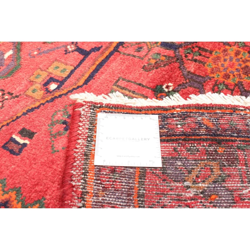 ECARPETGALLERY Hand-knotted Andelz Red Wool Rug - 4'5 x 6'8