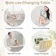 preview thumbnail 23 of 31, Gymax Baby Diaper Changing Table Folding Newborn Nursery Organizer