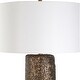 preview thumbnail 5 of 6, Uttermost Malaga Brass Table Lamp - 35.5" H X 20" W X 20" D