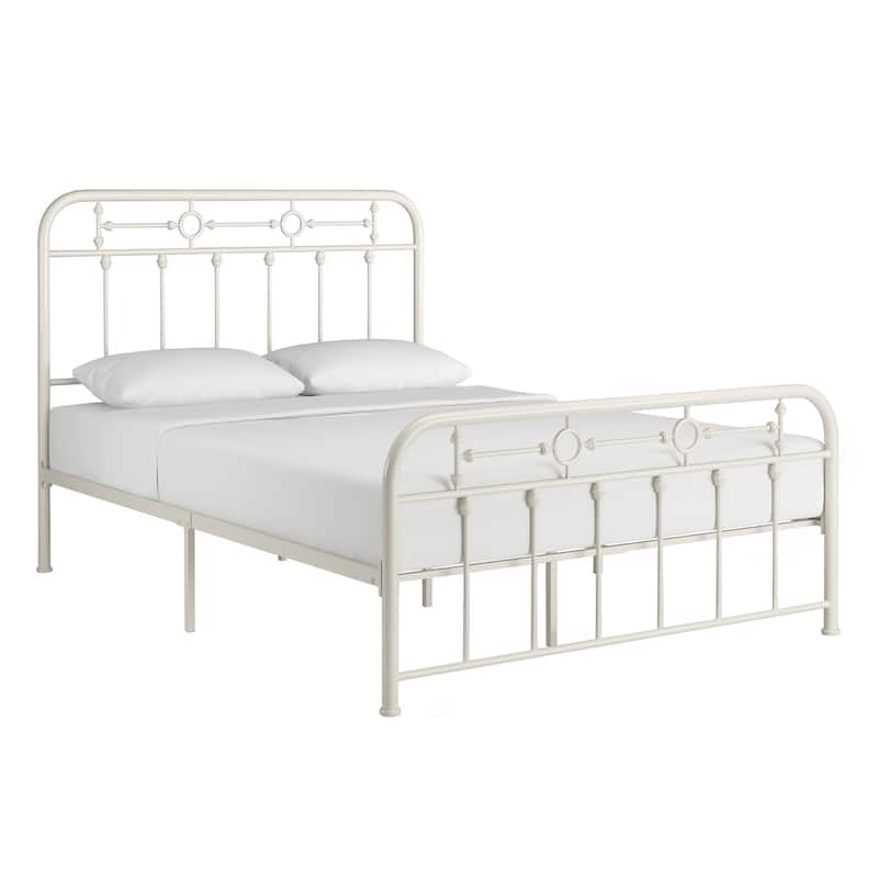 Darren Metal Bed by iNSPIRE Q Classic - White - Full