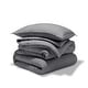 preview thumbnail 19 of 138, Bare Home Hypoallergenic Down Alternative Comforter Set Twin - Twin XL - Heathered Charcoal