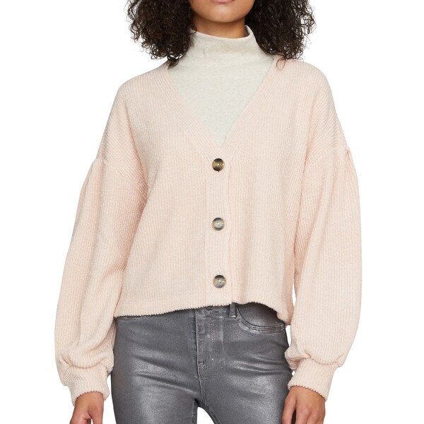 bishop sleeve button through cardigan