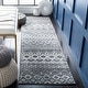 preview thumbnail 42 of 96, SAFAVIEH Amsterdam Bridget Moroccan Boho Rug 2'3" x 10' Runner - Dark Grey/Light Grey