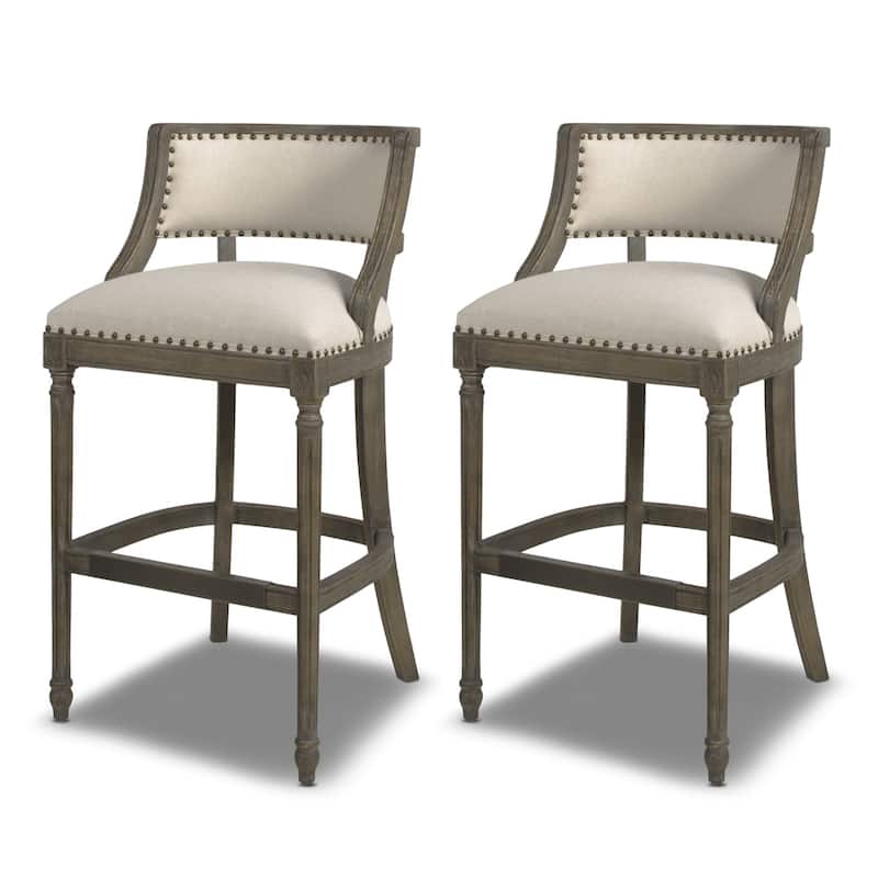 Paris Farmhouse Counter and Bar Stool with Backrest