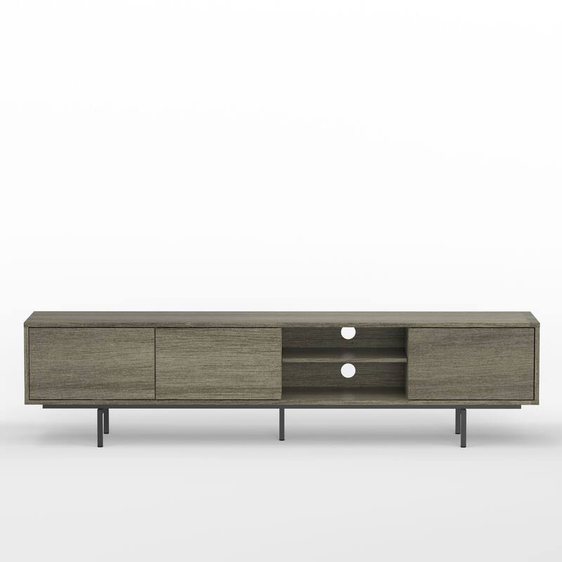 Glenwillow Home Atlas 78" x 20" Lowboy Mid-Century Modern TV Stand Console