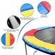 preview thumbnail 8 of 7, Colorful Safety Round Spring Pad Replacement Cover for 14' Trampoline - Multi
