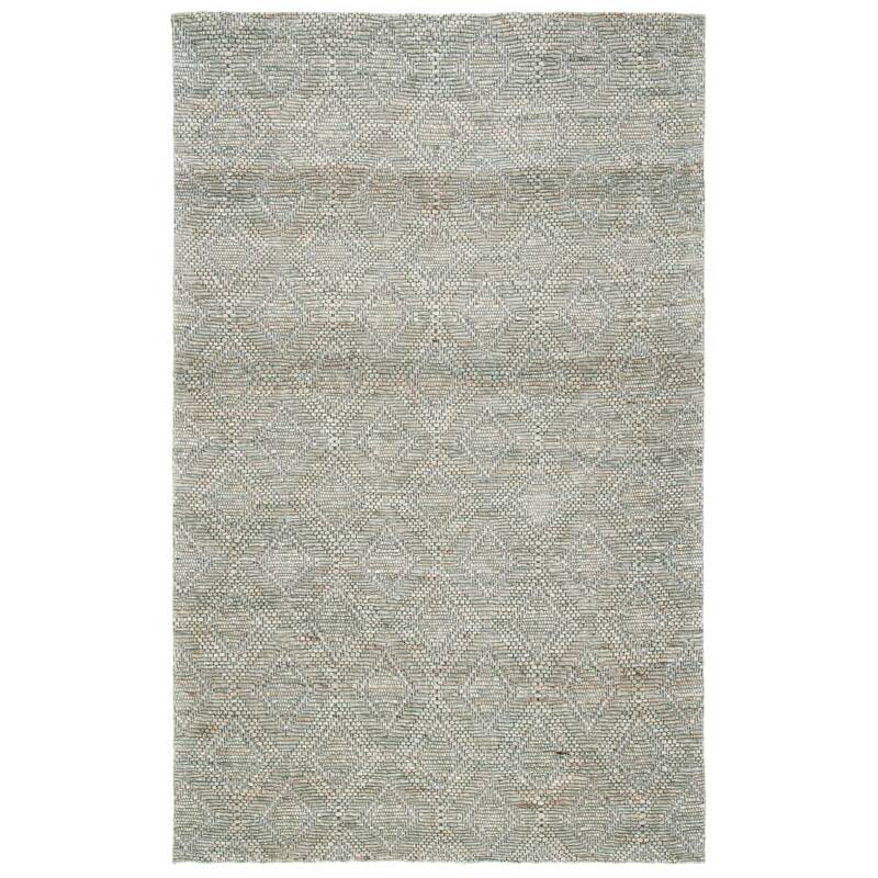 SAFAVIEH, Handmade Marbella Novica Jute Rug - 5' x 8' - Grey/Sage