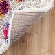 preview thumbnail 9 of 10, Nuloom Tatyana Moroccan Diamond Trellis Shaggy Area Rug - 2'8" x 12' Runner