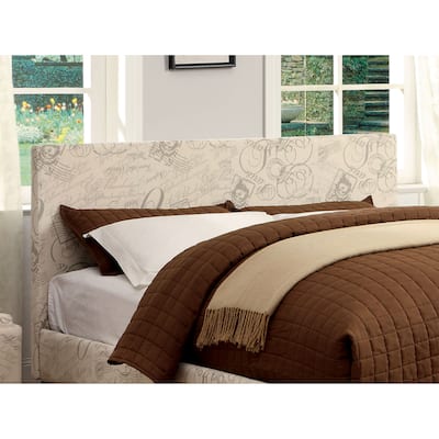 Harman Modern Upholstered Adjustable Conversion Headboard by Porch & Den