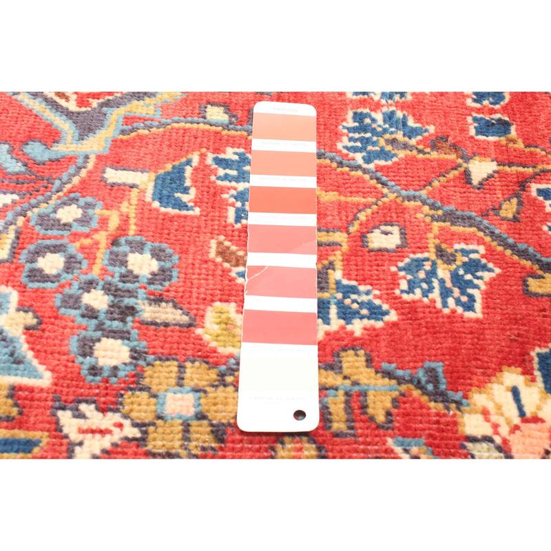 ECARPETGALLERY Hand-knotted Andelz Red Wool Rug - 3'8 x 6'8