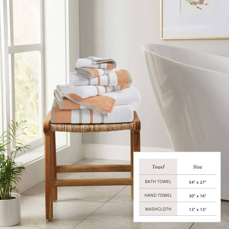 Linery & Co. Luxury Cotton Decorative Towel Set.