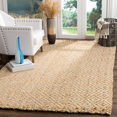 SAFAVIEH Handmade Natural Fiber Adelyn Diamond Trellis Jute Rug