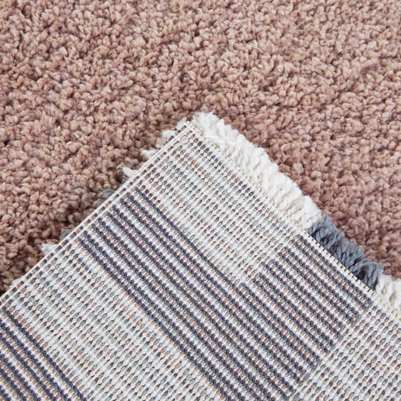 Vasile Border Shag Area Rug