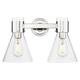Option Polished Nickel, Clear