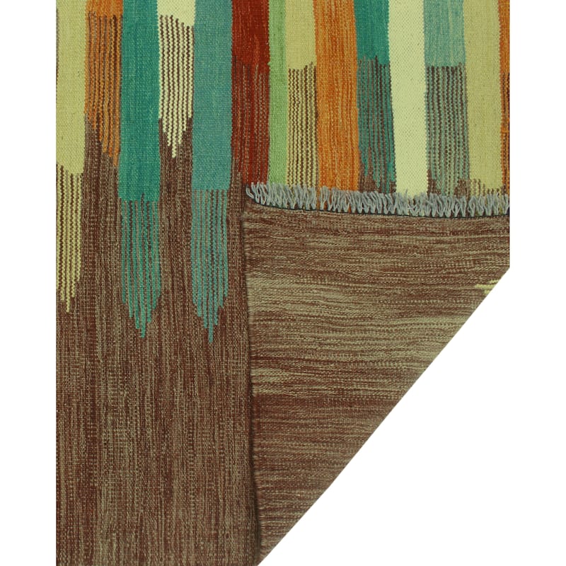 Winchester Flatweave Radclyf Brown/Ivory Rug - 9'3" x 12'1"