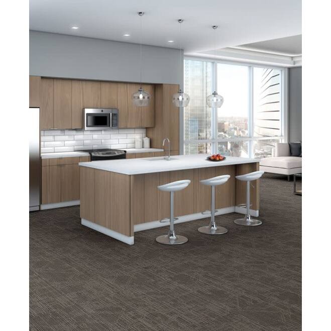 Shaw Philadelphia Commercial Encrypt 18" x 36" Glue Down Carpet Tile -