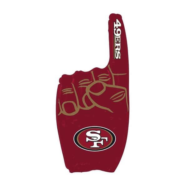Shop San Francisco 49ers Nfl Team Logo Inflatable 1 Finger Overstock 19407046