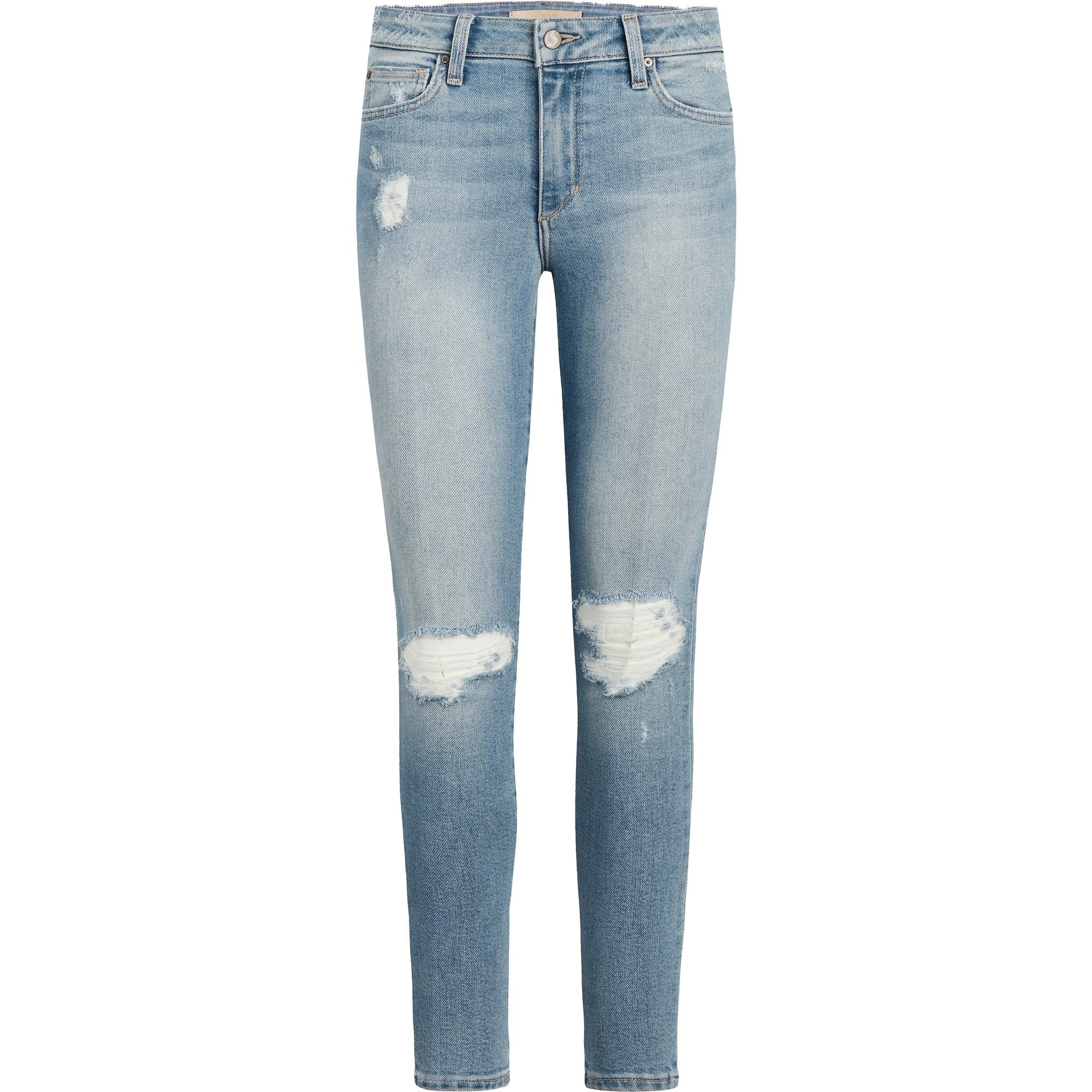 women's distressed ankle jeans