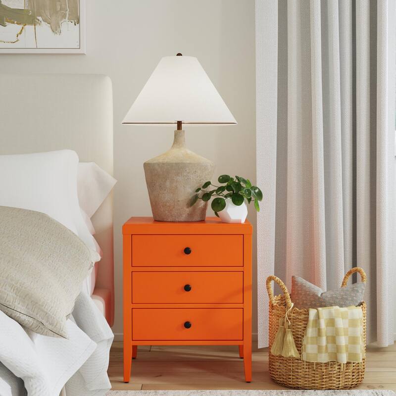 East at Main Painted Wood Nightstand with Drawers